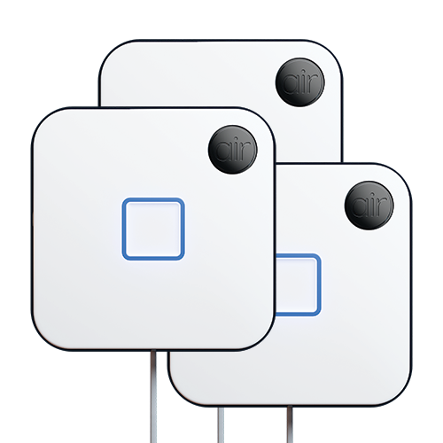AirTouch Beam Trio 3-pack WiFi smart AC controller — three Beam units for controlling three split system air conditioners independently